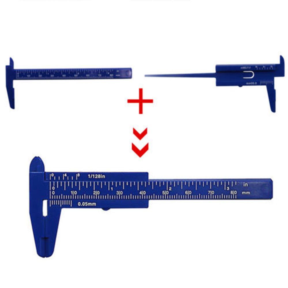 Preva Measure Range 0~80mm Vernier Caliper Ruler 4warna Untuk Pilih Alat Ukur Diameter Presisi Mini Ultra Plastik