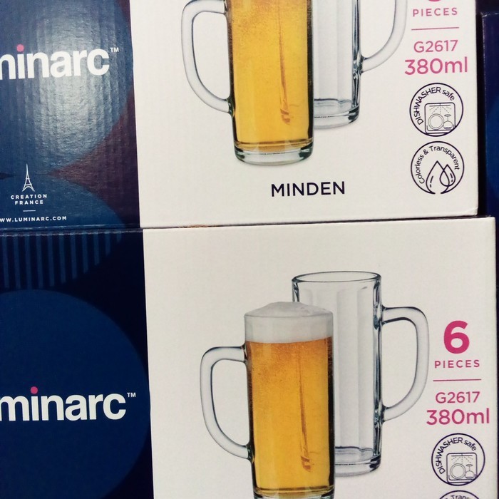 Luminarc Gelas Minum Kaca Minden 380 ml 6 Pcs G2617 Glass