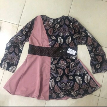 Atasan Batik Dolby Dolbi Dobby Doby Tenun Sutra Tulis Halus Katun Atbm