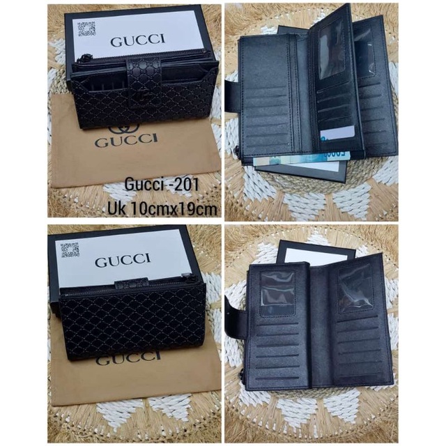 Dompet Lidah Lipat 3 Full Kartu Uk 19x9 Free Box