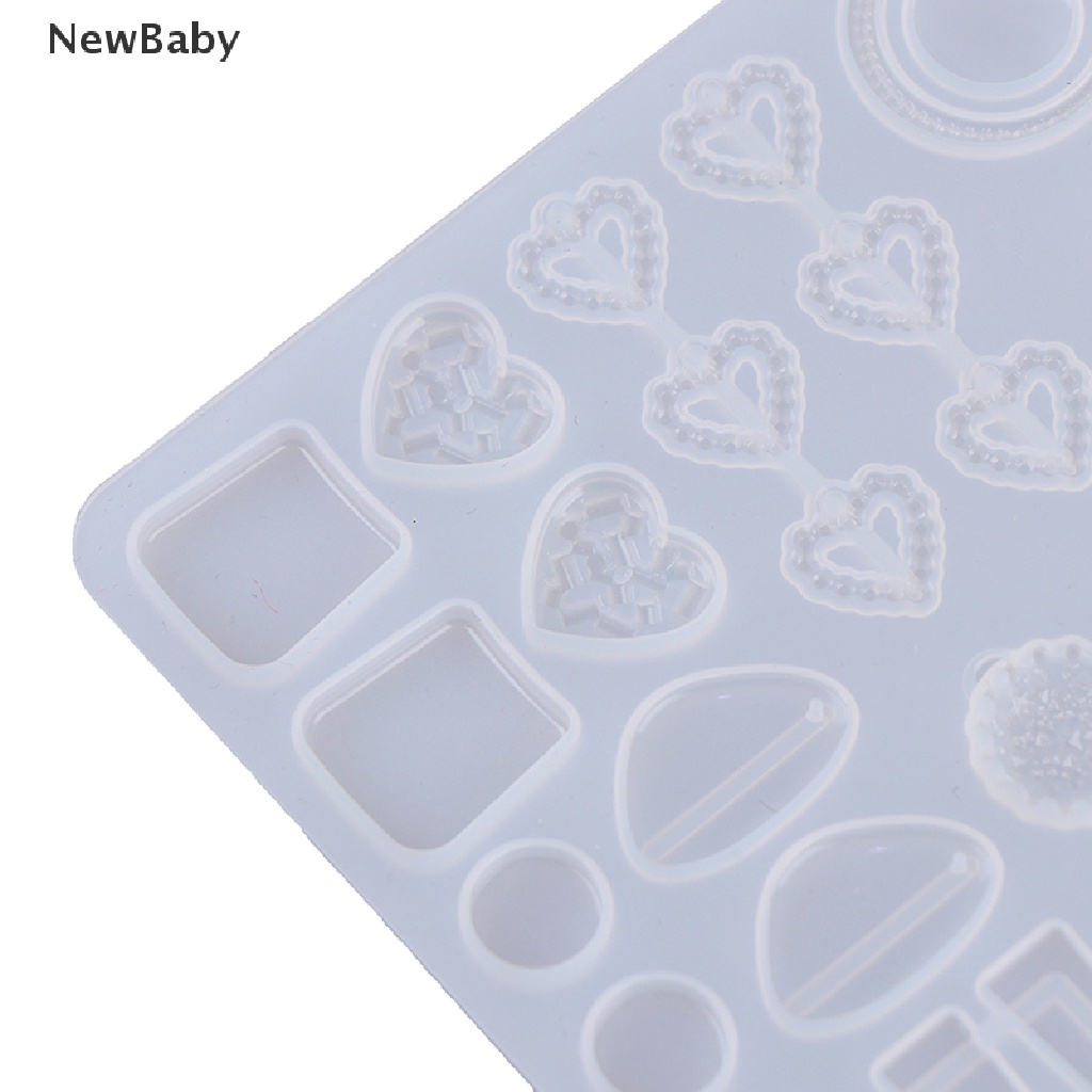 NewBaby Silicone Earring Pendant Jewelry Mold Resin Casting Mould Tool DIY Epoxy Making  ID