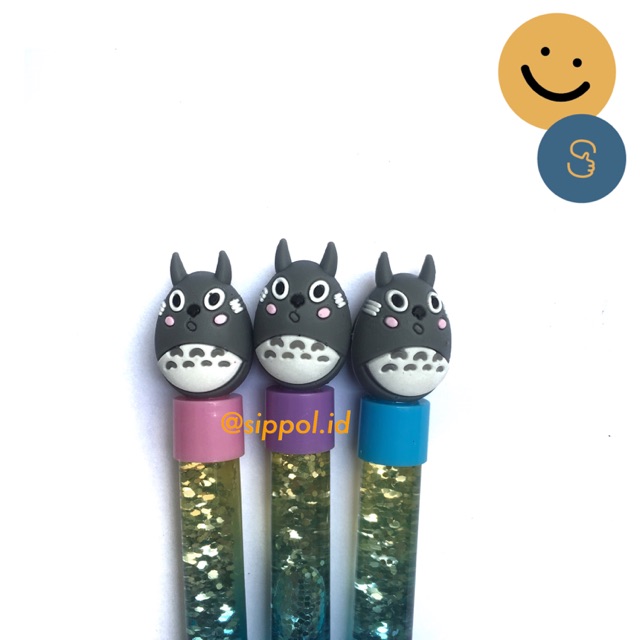 

PULPEN GEL GLITER BLINK AIR TOTORO [ HIGH QUALITY] PULPEN LUCU BOLPEN LUCU