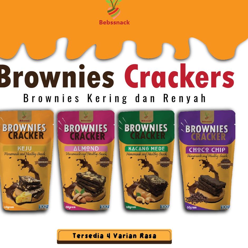 

Best - Brownies Cracker Bebssnack keripik brownies crispy - kemasan !