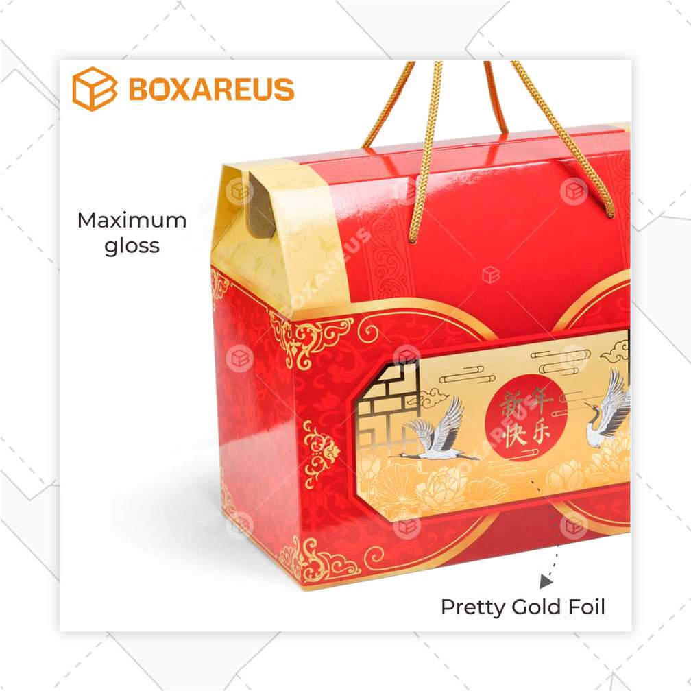 Box Toples Kue Kering Packaging  Imlek Sincia CNY Hampers Kemasan Cookies | TB24 CNY