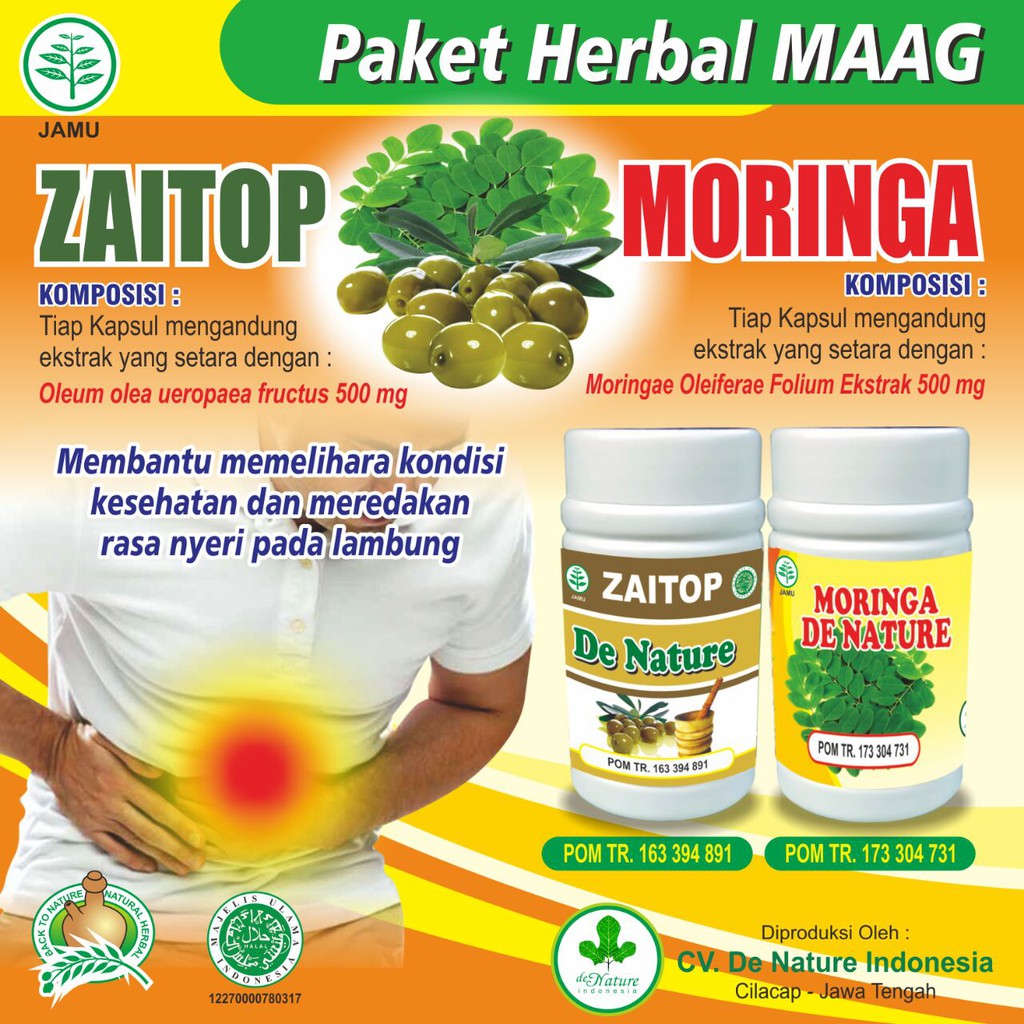 obat maag asam lambung gerd de nature