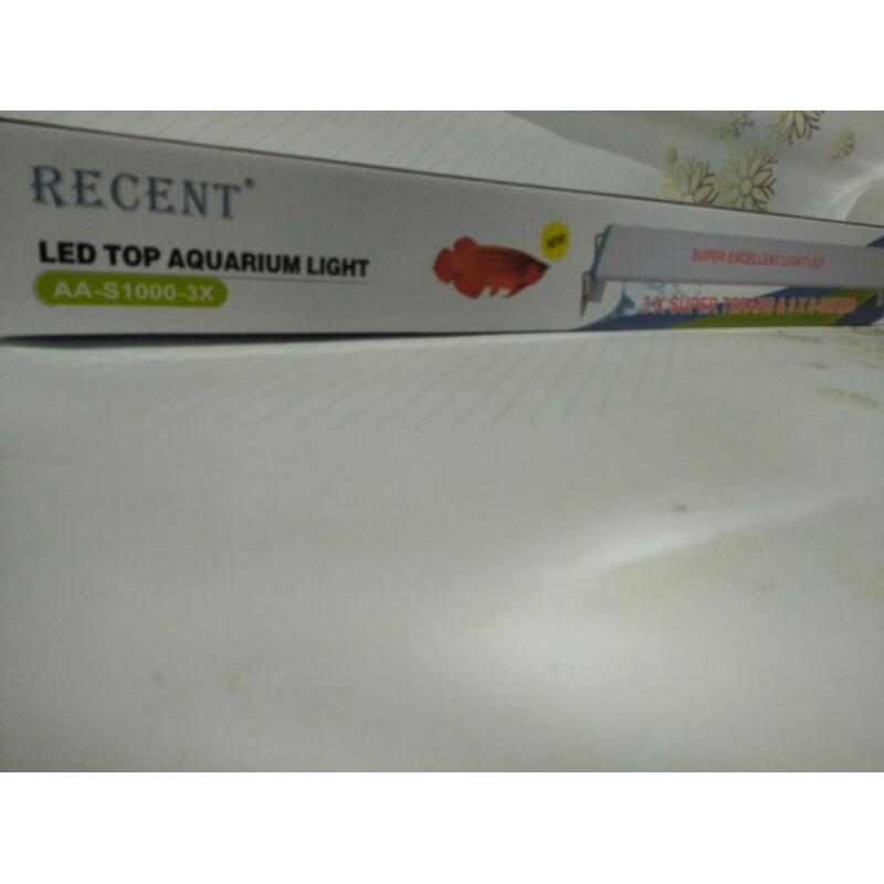 Lampu Led Recent AA S 1000 3 mode S-1000 50 watt 90-105 cm Aquarium Aquascape