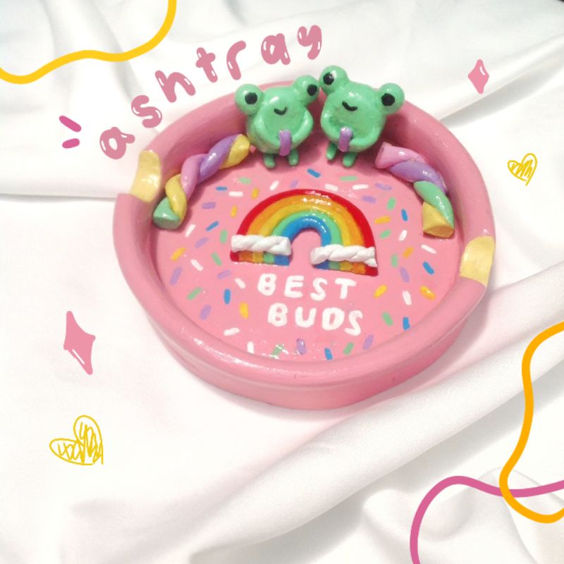 Best Buds Ashtray | onyour__clay
