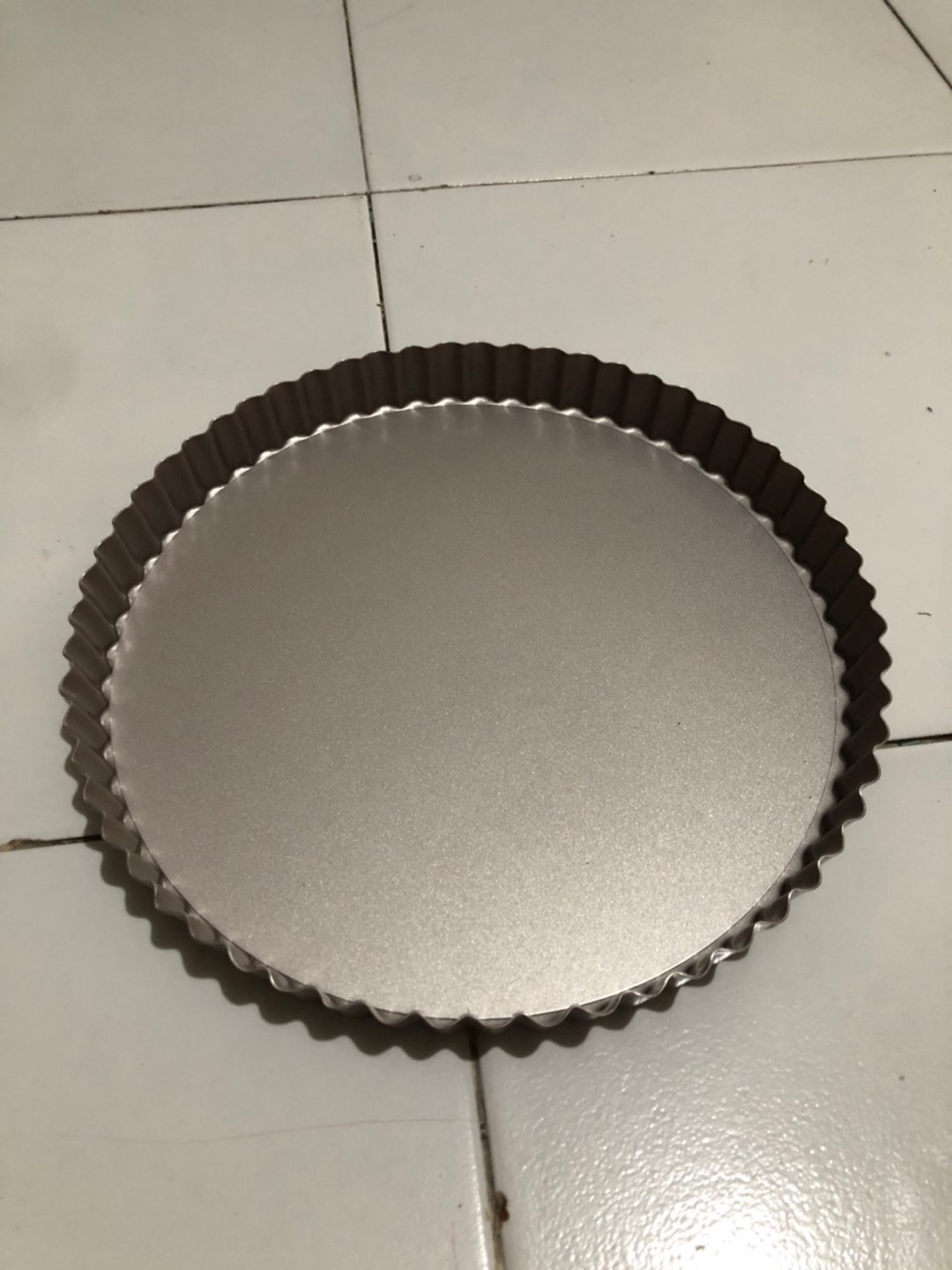 Loyang Cetakan Kue Pie Pan Susu Buah Besar Bongkar Pasang Anti Lengket Set