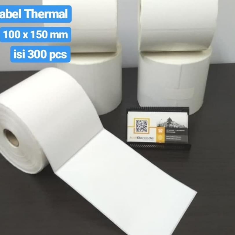 

Recomend Label Bare 100 X 150 Kertas Sticker Thermal 100x150 mm 300 pcs ...