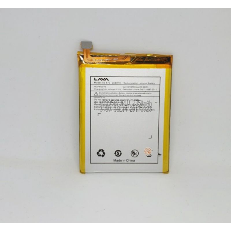 Battery Baterai Batre Lava Iris 870 4G LEB110 Original