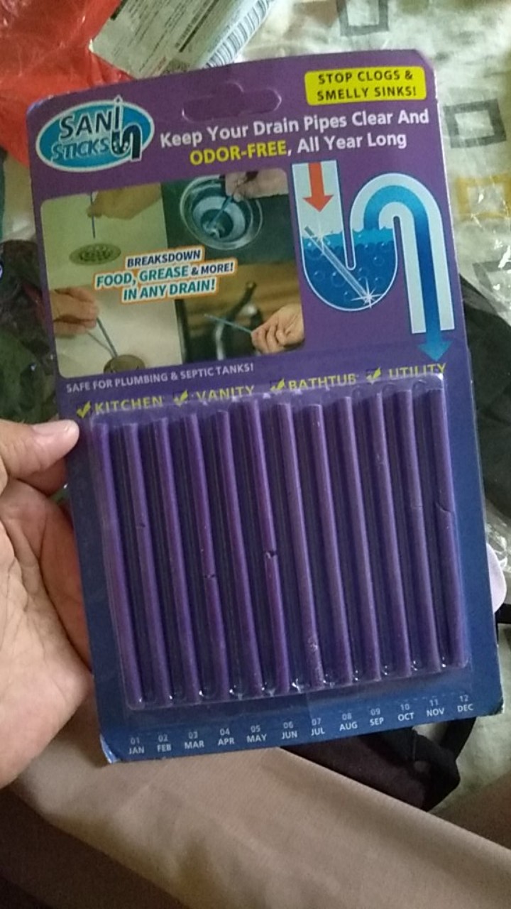 Sani Stick Pembersih Drain Wastafel