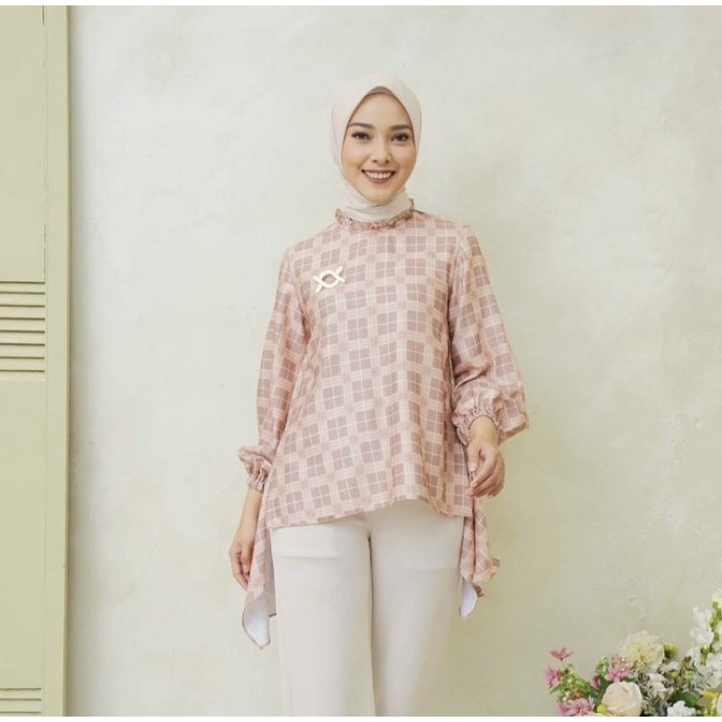 NEW  Mia blouse Walnut size L by Wearing Klamby