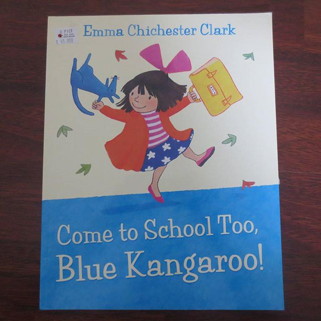 

Come to school too blue kangaroo