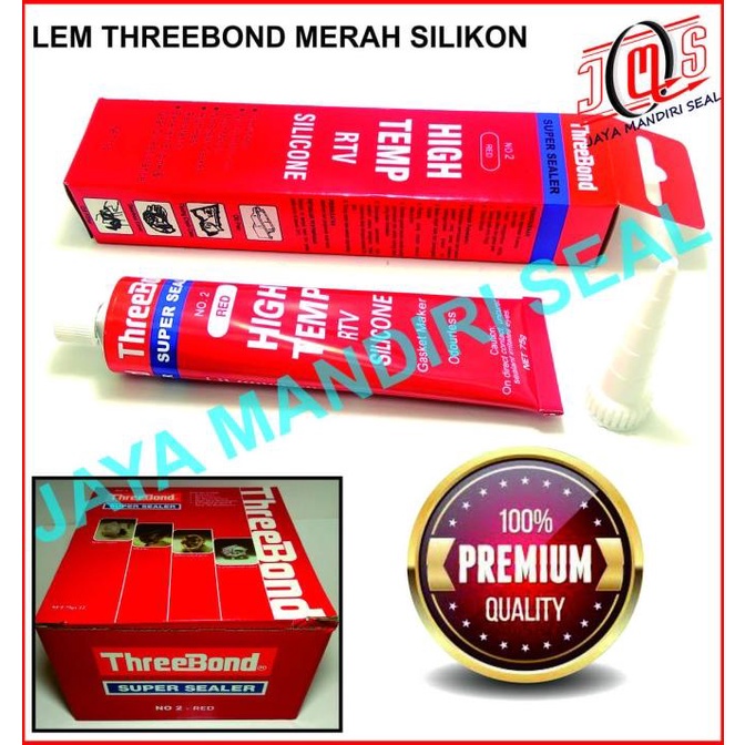 Lem Threebond Tribon Tribone Silicone Red Merah 75 Gram