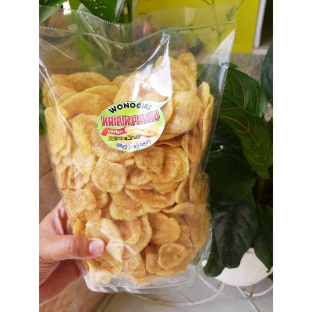 

Kripik pisang rasa manis