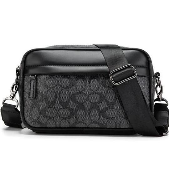 TAS SELEMPANG PRIA BASIC MOTIF COACH sling bag kulit cowok slingbag