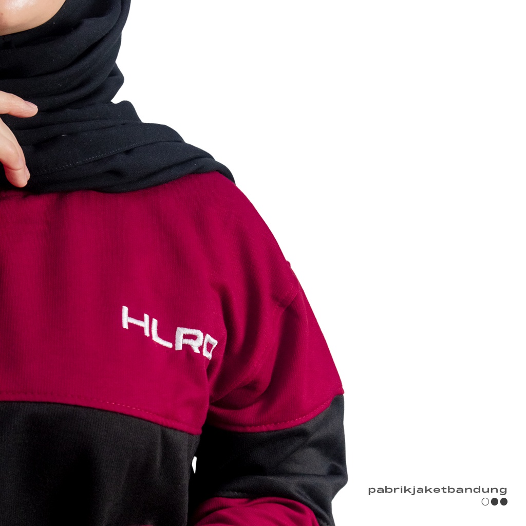 Holyrider Sweatshirt Stripe Thara Maroon II Sweatshirt Stripe Fashionable