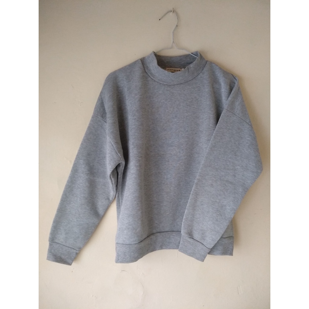 Sweater Mock Neck Wanita Preloved