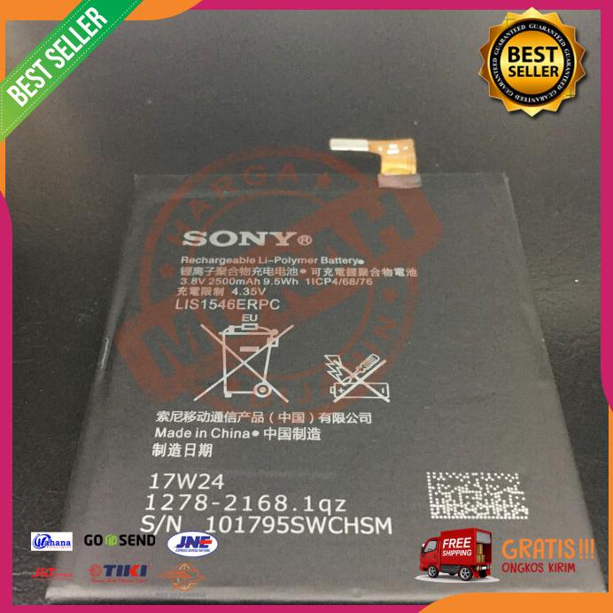 Acc Hp Baterai Sony Xperia C3 Lis1546Erpc 2500Mah Original