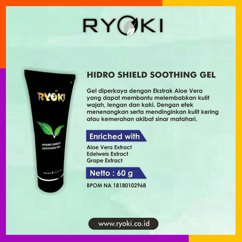 RYOKI HYDRO SHIELD SOOTHING GEL | 60ML - ORIGINAL