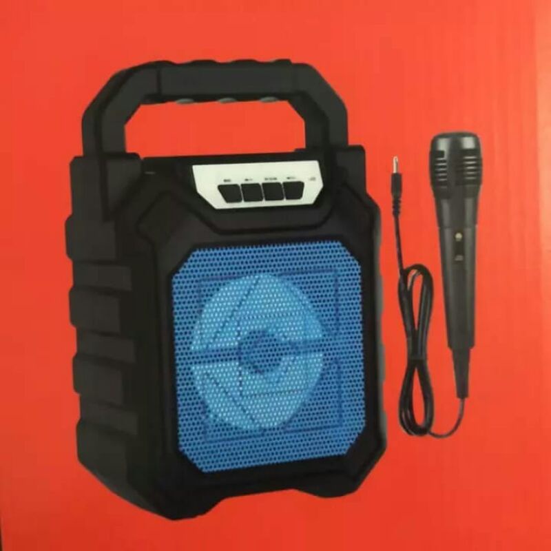 SPEAKER BLUETOOTH KARAOKE + MIC 668 SPEAKER KARAOKE PORTABLE BLUETOOTH SUPER extra BASS ORIGINAL