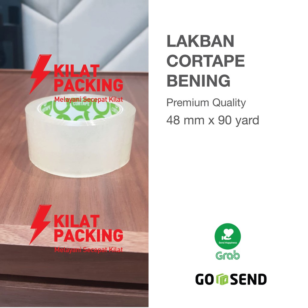 

Lakban Cortape BENING 48 mm x 90 yard Murah Per Selop