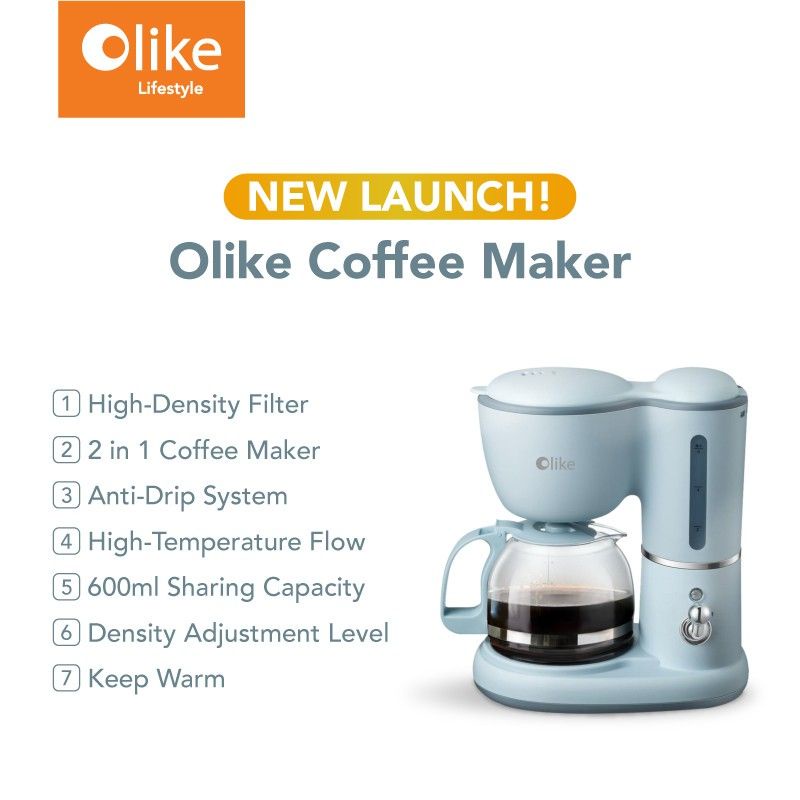 Olike Coffee Maker - Garansi Resmi 1 Tahun GANTI BARU