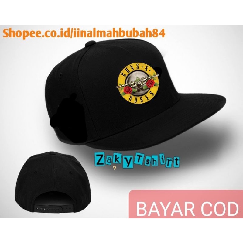 Topi Pria / Snapback  / skate / Hat Guns Roses