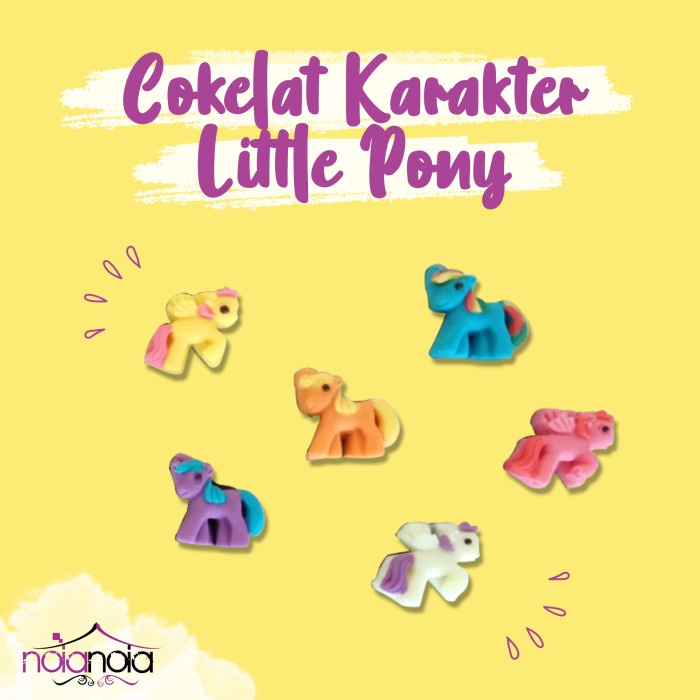 

Coklat Karakter Praline Kartun Anak Little Pony