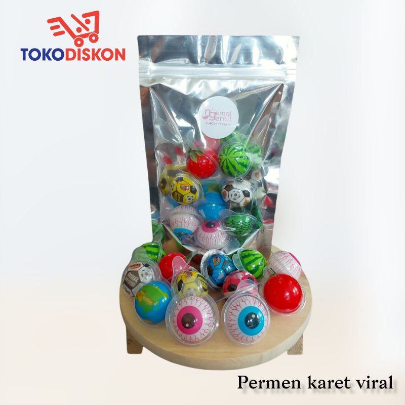 

Permen Karet Viral - Bubble Gum Buah Mixed // Premium