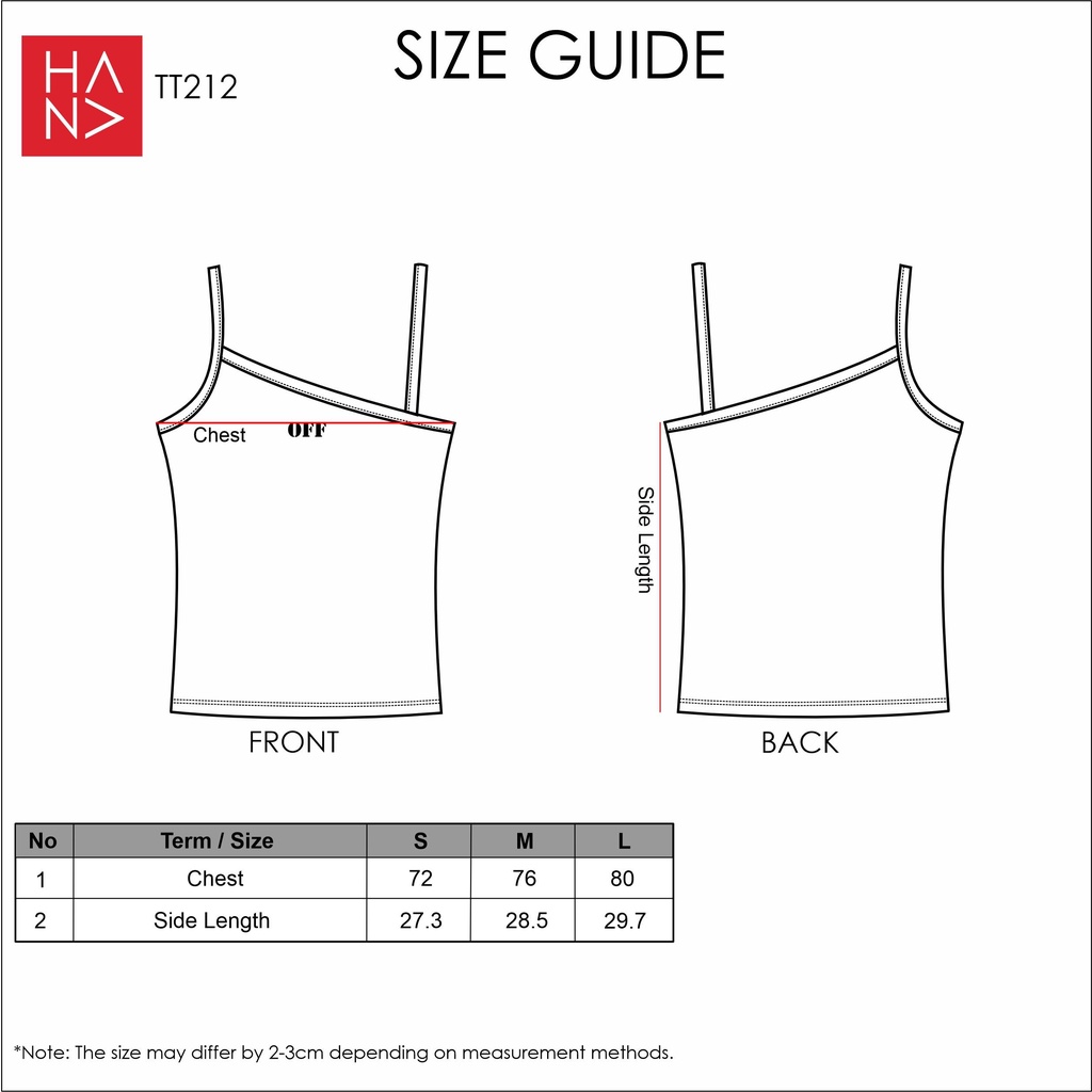 HanaFashion JKT - OFF Tank Top Wanita Murah Tengtop Tangtop - TT212