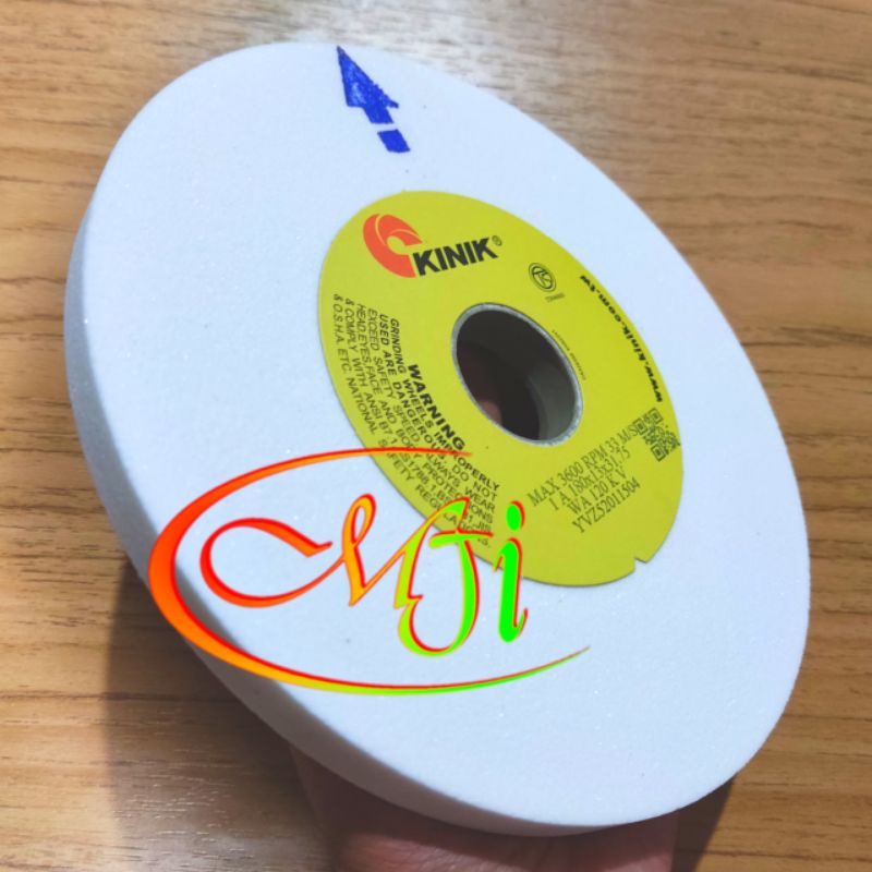 Batu Gerinda Kinik 7 inch Batu Gerinda Kinik 180 X 13 X 31.75 WA 120 K V KINIK Grinding Wheel