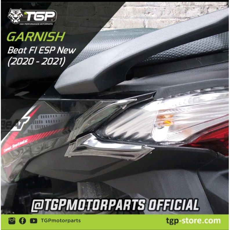 TGP Garnish Lampu Belakang Honda BEAT CBS ISS NEW 2020 / 2022