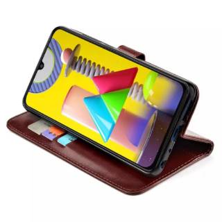 Original Wallet Slot Card Leather Flip Case Samsung Galaxy