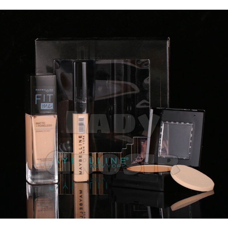 Myb Fit Me 3In1 hitam / Make Up Set Mayb Fit Me