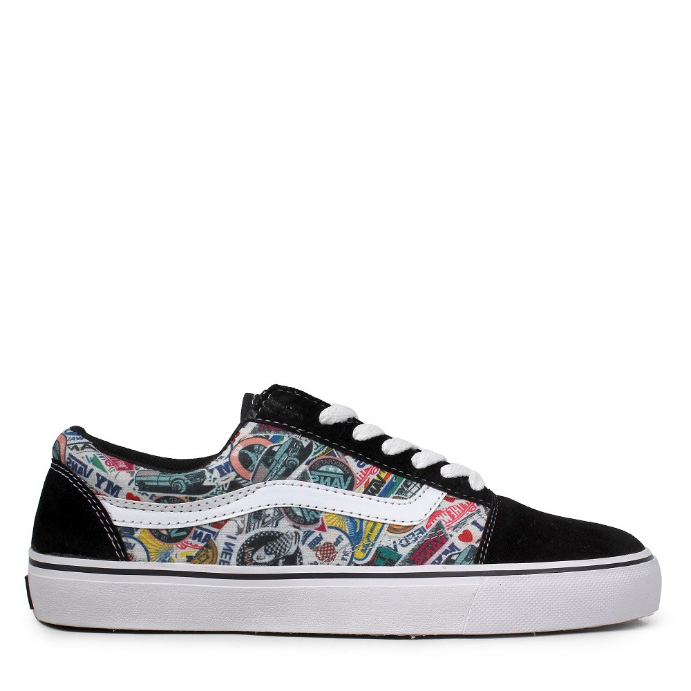 BIG PROMO !! SEPATU VANS OLDSKOOL PRINT 3D MOTIF VARIAN LOGO/ SNEAKERS PRIA KASUAL / KULIAH SEKOLAH