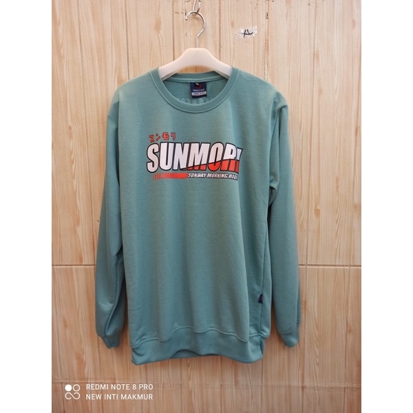 SWEATER CREWNECK SUNMORI LENGAN PANJANG