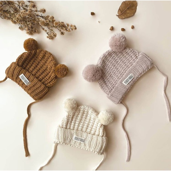 BOHOPANNA KNIT BEANIE BABY