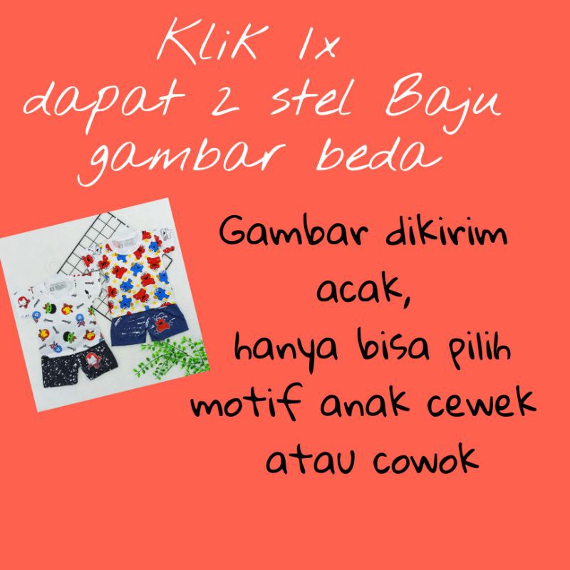 Super Murah, Sale 2pcs Setelan Anak Cewe/Cowo, Pakaian Bayi, Baju Kaos Bayi