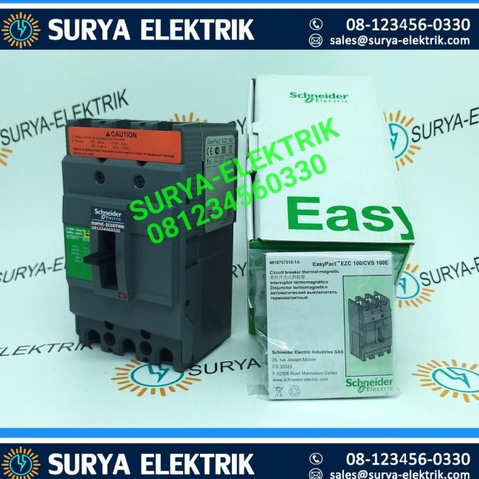 mccb mcb schneider ezc 100b B 40A 40a 40 amper EZC MCCB MCB SCHNEIDER