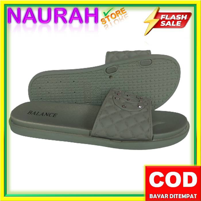 SANDAL WANITA BALANCE 956 26 SLOP OC PERMATA ORIGINAL LENTUR CANTIK SENDAL BARU BLC 956-26 NICE