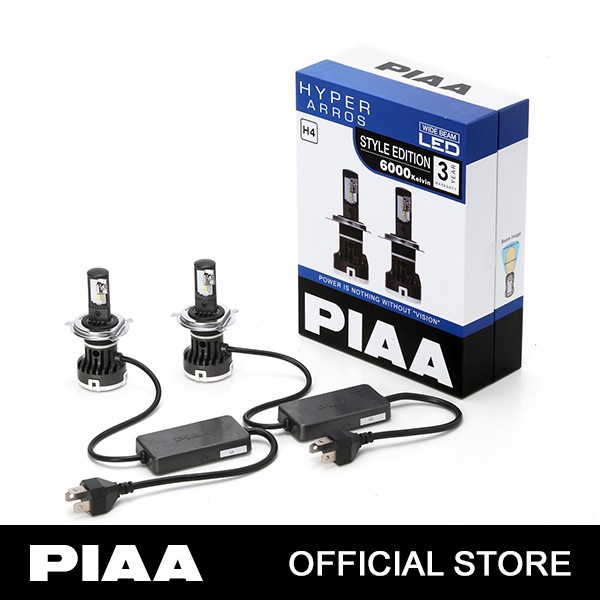 PIAA HYPER ARROS LED BULB KIT- LEH140E H4 6000K - LAMPU MOBIL