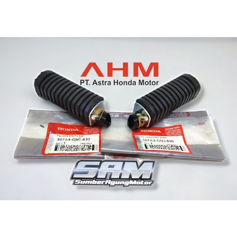FOOTSTEP PIJAKAN KAKI BELAKANG GRAND SUPRA X KARISMA SUPRA X 125 BATMAN FI REVO 100 ORI AHM