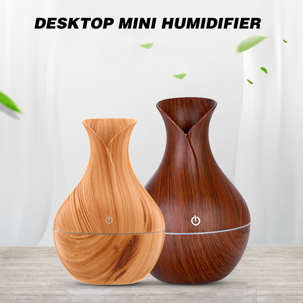 HUMIDIFIER PURIFIER AROMA ESSENTIAL OIL DIFFUSER PELEMBAB PENGHARUM RUANGAN KUNCUP MARBLE WOODEN