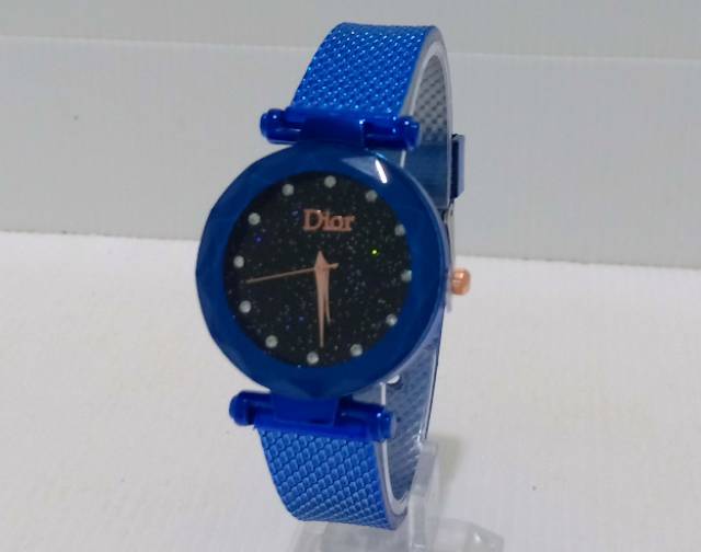 Jam Tangan Wanita Diyoor Permata Diamond Strap Rubber Full Color