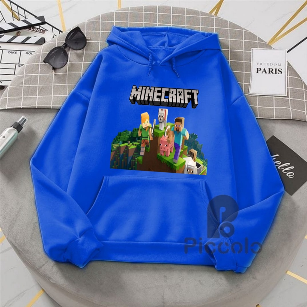 BAJU ANAK HOODIE ANAK MINECRAFT BAHAN PREMIUM