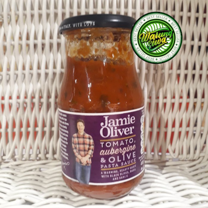 

Jamie oliver tomato aubergine & olive pasta sauce 400 gram
