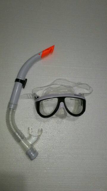 PAKET SNORKEL SEAL+ FIN KAKI KATAK WHALE