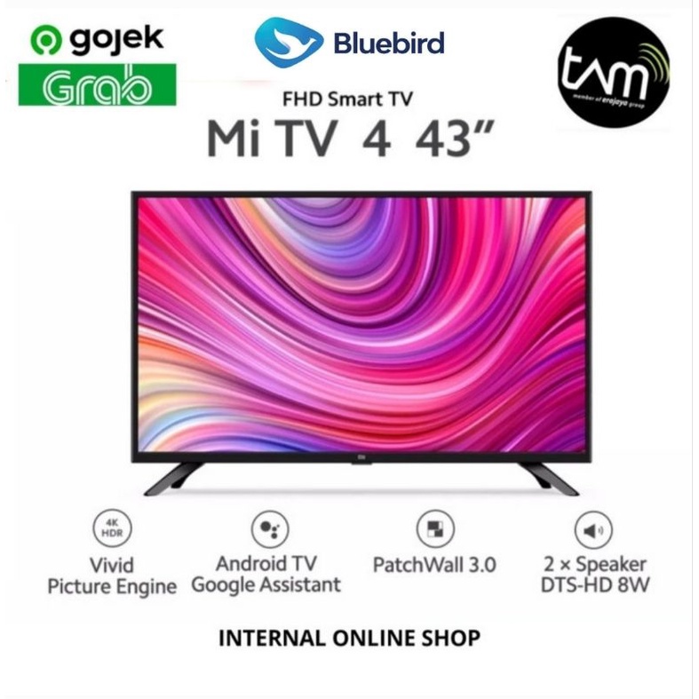 Xiaomi Mi TV 4 43 inc Smart TV Garansi Resmi