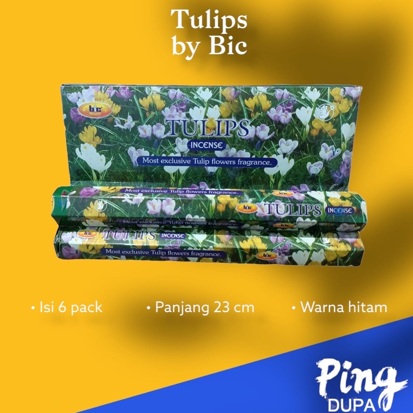 Per Slop Dupa Hio Tulips Bunga Tulip Hexa by Bic India Isi 20 batang